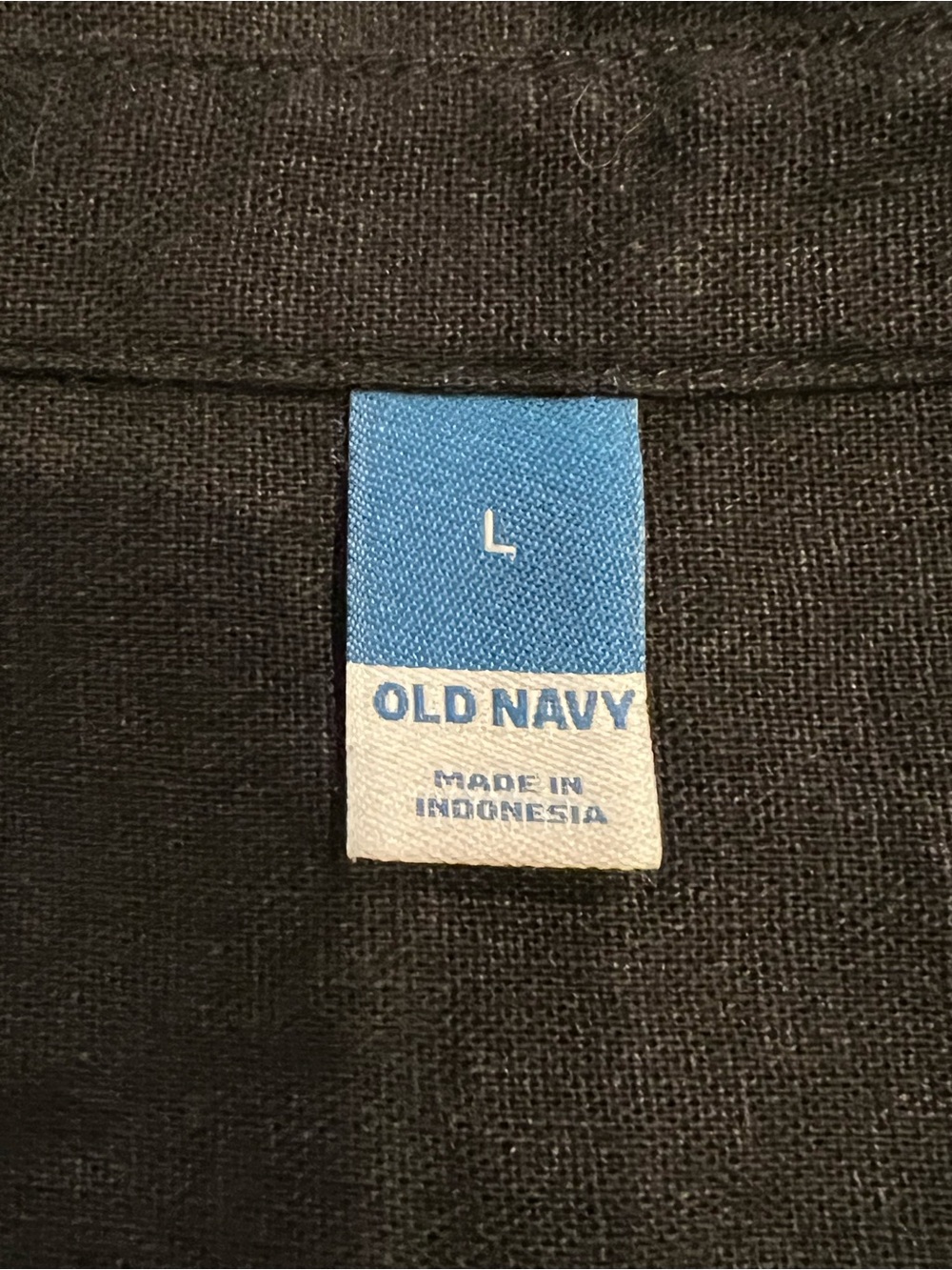 NWT Old Navy Linen-Blend Shirt Dress | Size Large - Picture 7 of 8